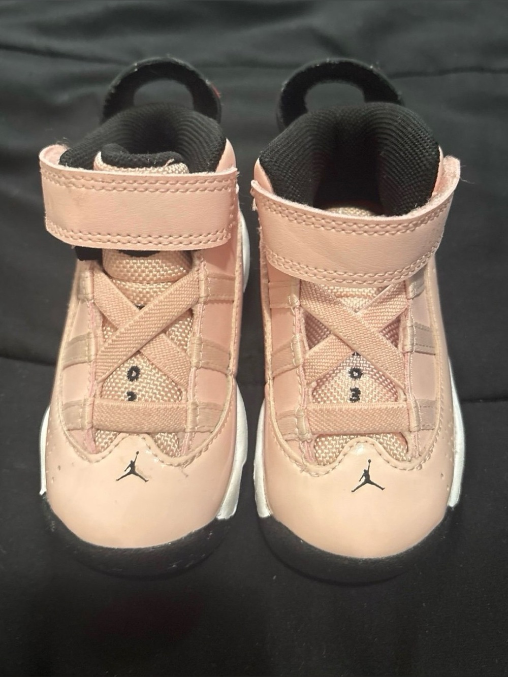 Toddler Pink Jordan 6 Rings Sneakers